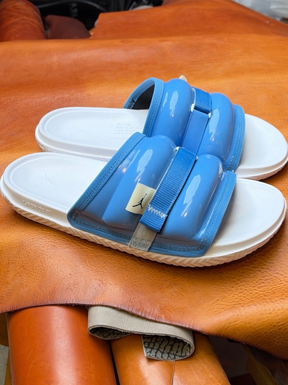 Nike Air Jordan Super Play Slide Blue White Men's 15